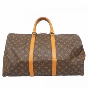 Louis Vuitton Boston Bag Monogram Keepall 50 M41426 Brown Men Women Unisex